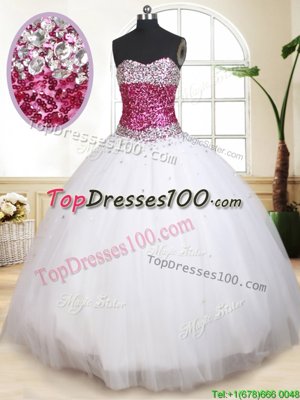 On Sale Sleeveless Beading Lace Up Vestidos de Quinceanera