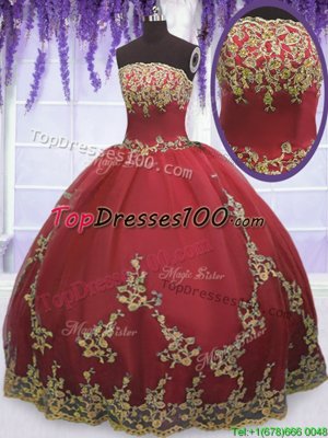 Floor Length Ball Gowns Sleeveless Coral Red Quinceanera Dresses Zipper