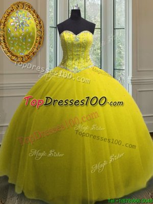 Flare Fuchsia Scoop Zipper Beading and Ruffles Quinceanera Dress Sleeveless