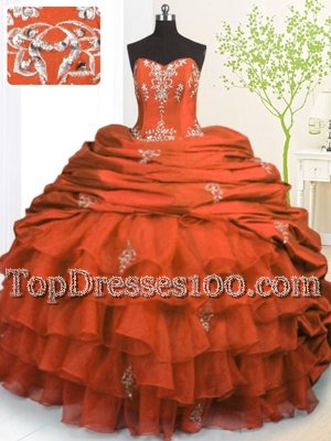 Noble Beading and Ruffles Vestidos de Quinceanera Turquoise Lace Up Sleeveless Floor Length