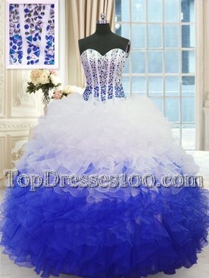 Taffeta Sleeveless With Train Quince Ball Gowns Brush Train and Appliques and Sequins and Pick Ups