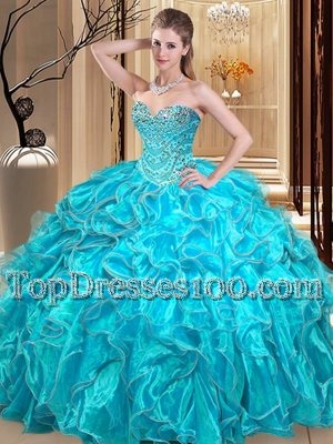 Excellent Floor Length Green Quinceanera Dress Sweetheart Sleeveless Lace Up