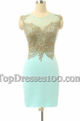 Chiffon Sleeveless Mini Length Cocktail Dresses and Lace