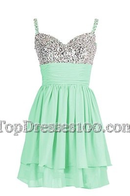 Sleeveless Beading and Ruching Zipper Party Dress for Toddlers