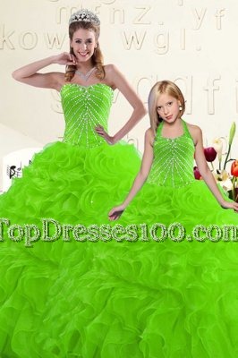 Floor Length Multi-color Ball Gown Prom Dress Taffeta Sleeveless Sequins and Pick Ups