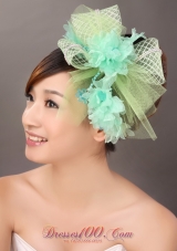 Colorful Tulle Beaded Wedding Fascinators