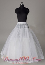 Lace Edge Ball Gown Organza Floor-length Wedding Petticoat