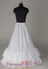Two Layers A-line Taffeta Floor-length Petticoat