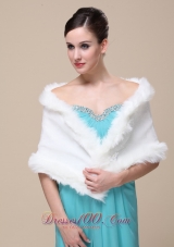 Gorgeous Faux Fur Special Occasion / Wedding Shawl On Sale