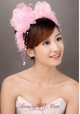 Lovely Organza Beading Hat Hair Ornament