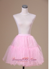 Mini-length Customize 2013 Baby Pink Petticoat