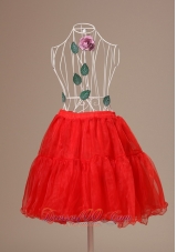 Mini-length Hot Selling 2013 Red Petticoat