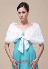 Faux Fur Special Occasion/ Wedding Shawl