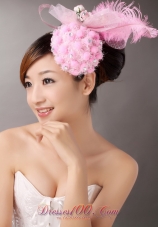 Lovely Tulle and Feather Beading Fascinators
