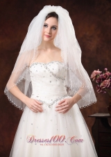 2012 Inspired 4-Layer White Bridal Veil On Sale