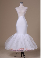 Popular Tulle and Elastic Woven Satin Mermaid Petticoat