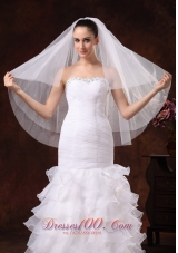 Three-tier Tulle Fingertip Wedding Veil