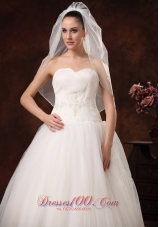 Cheap Drop Tulle Bridal Veils For Wedding