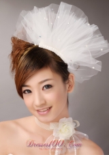 Tulle Hair Combs Imitation Pearls Wedding and Special Occasion