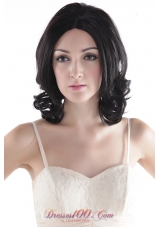 Short Human Hair Black Curly Hair Wig