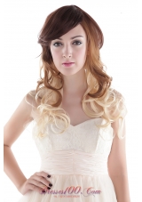 Long Mixed Color Synthetic Natural Look Curly Hair Wig