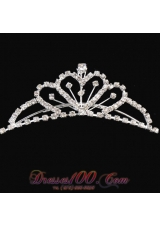 Princess Tiara With Shining Rhinestones