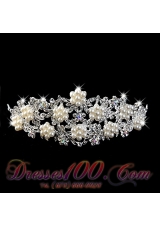 Exclusive Imitation Pear With Alloy Wedding Tiara