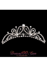 Beautiful Butterfly Tiara With Rhinestone Adorned