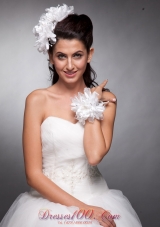 Headpieces Organza and Taffeta Wedding Bridal Wrist Corsage