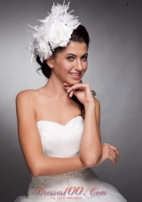 Beautiful Taffeta Hand Made Flowers Headpieces