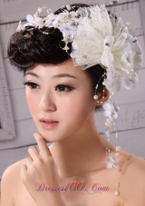 Pure Tulle and Chiffon With Imitation Pearls Fascinators