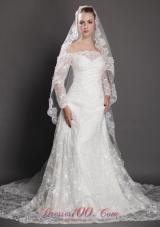 Royal Lace AppliquesTulle Bridal Veils