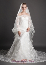 Beading Tulle Graceful Wedding Veils