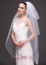 Three-tier Tulle With Embroidery Bridal Veil