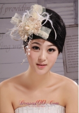 Headpieces Champagne Feathers With High Quality Best Sale 2013