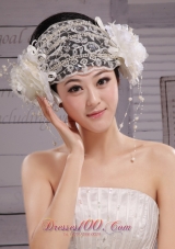 Beautiful Lace Hat Hair Ornament Headpieces Inexpensive Bridal For Party