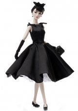 Fashion Handmade Black Barbie Party Dress For Barbie Doll