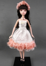 The Most Amazing White Tulle Party Dress with  Made to Fit the Barbie Doll