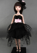 New Beautiful Black Party Dress for Tulle Noble Barbie
