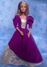 The Most Amazing Purple Dress with Organza Made to Fit the Barbie Doll