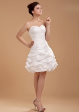 Custom Made For 2013 Prom Dress With Sweetheart and Pick-ups Knee-length