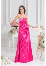 Sweetheart Empire Prom Dress with Beading and Ruching