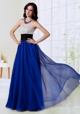 2015 Beautiful Chiffon Empire Sweetheart Prom Dress with Beading