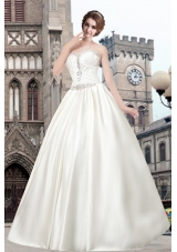Beautiful Sweetheart Princess Floor Length Wedding Dress for 2014