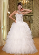 Luxuroous Sweetheart A Line Wedding Dress for 2014
