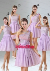 2015 Brand New Style A Line Chiffon Bridesmaid Dress
