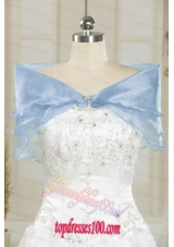 Summer Beading Baby Blue Gorgeous Shawls