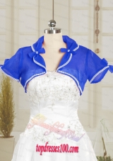 Beading Royal Blue Wedding Party Shawls for 2015