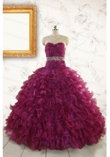Brand New Style Quinceanera Gown with Beading and Ruffles
