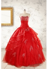 Most Popular Strapless Quinceanera Dresses for 2015